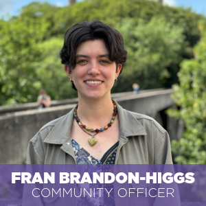 Fran, Community Officer, on Kingsgate bridge